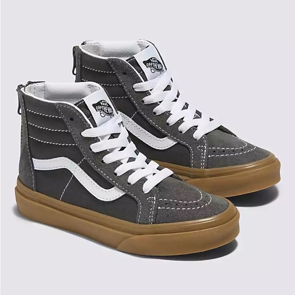 Vans Other - New in box, size 3 Legendary Sk8-Hi with Heel Zippers